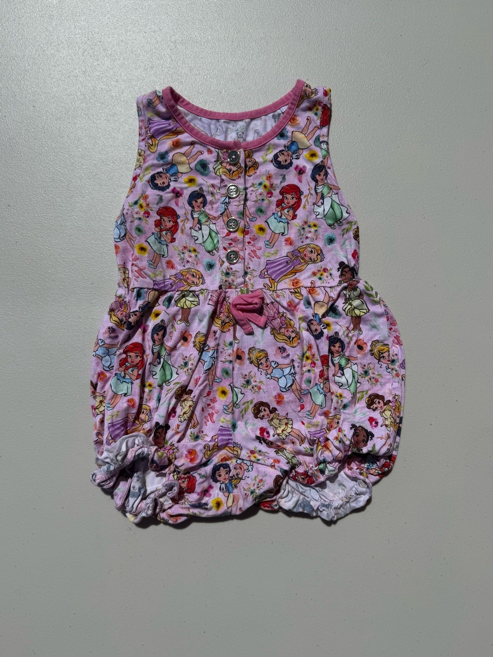 Little Snuggles - Little Princess Bamboo Romper - 4T